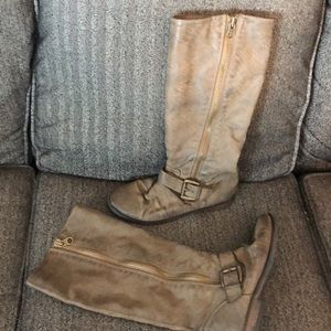 Mossimo Vegan Leather Tall  Boots - Size 7.5
